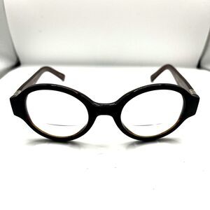 Jonathan Cate Eyeglasses USA Round Robin Designer Frames Only Black 49-23-135